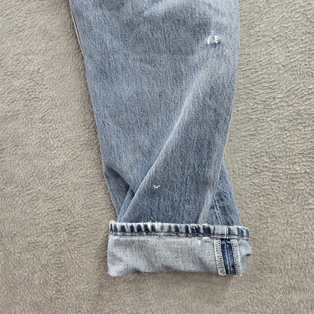Levi's 501 Men Jeans 32X30 Light Blue Denim Straight Leg Y2K Button Fly READ